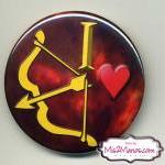 Hunger Games Pin Back Button Inspired Personalized..
