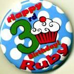 Birthday Party Buttons Siderman Inspired..