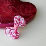 Hair Bows-small Zebra Bow Tie For Little Girls..