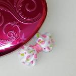 Hair Bows-small Pink Dots Bow Tie For Little Girls..