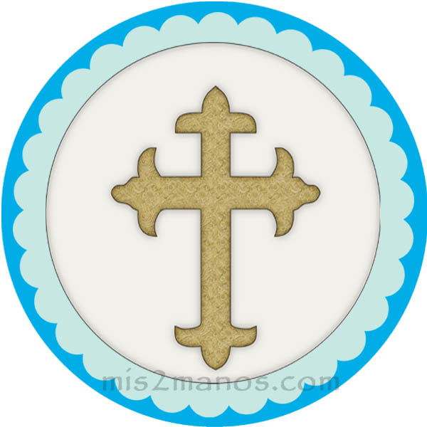Baptism Stickers Personalized Labels 2 Inch Round Favor Tag For Baptism